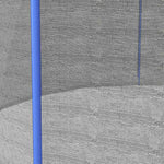 8ft Trampoline Net Replacement Safety Net W/ Zipped Door | Blue
