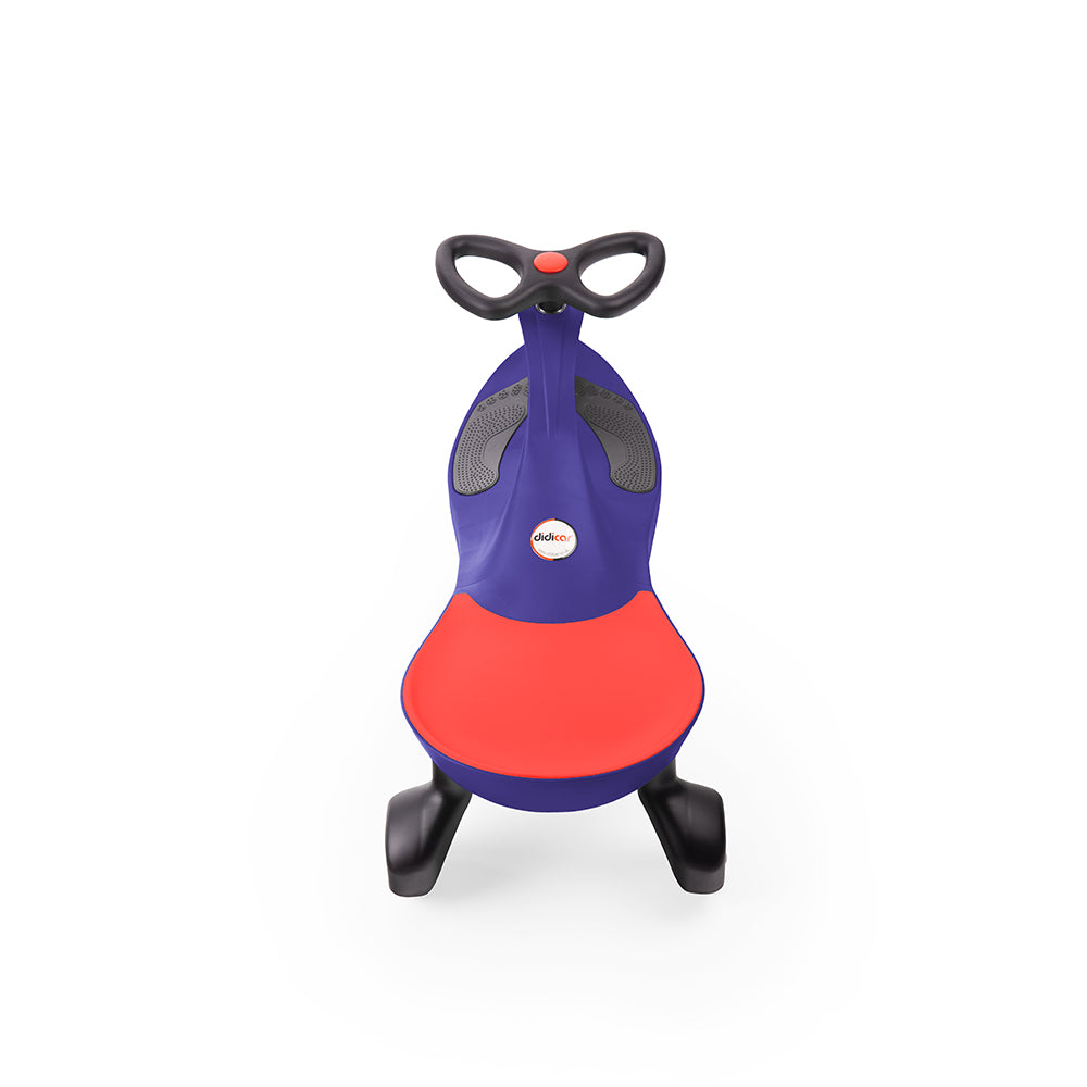 Unique Self Propelled Kids Ride On Toy, Wiggle Car - Purple