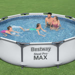 Steel Pro Max 10' X 30"/3.05m X 76cm Round Swimming Pool Set