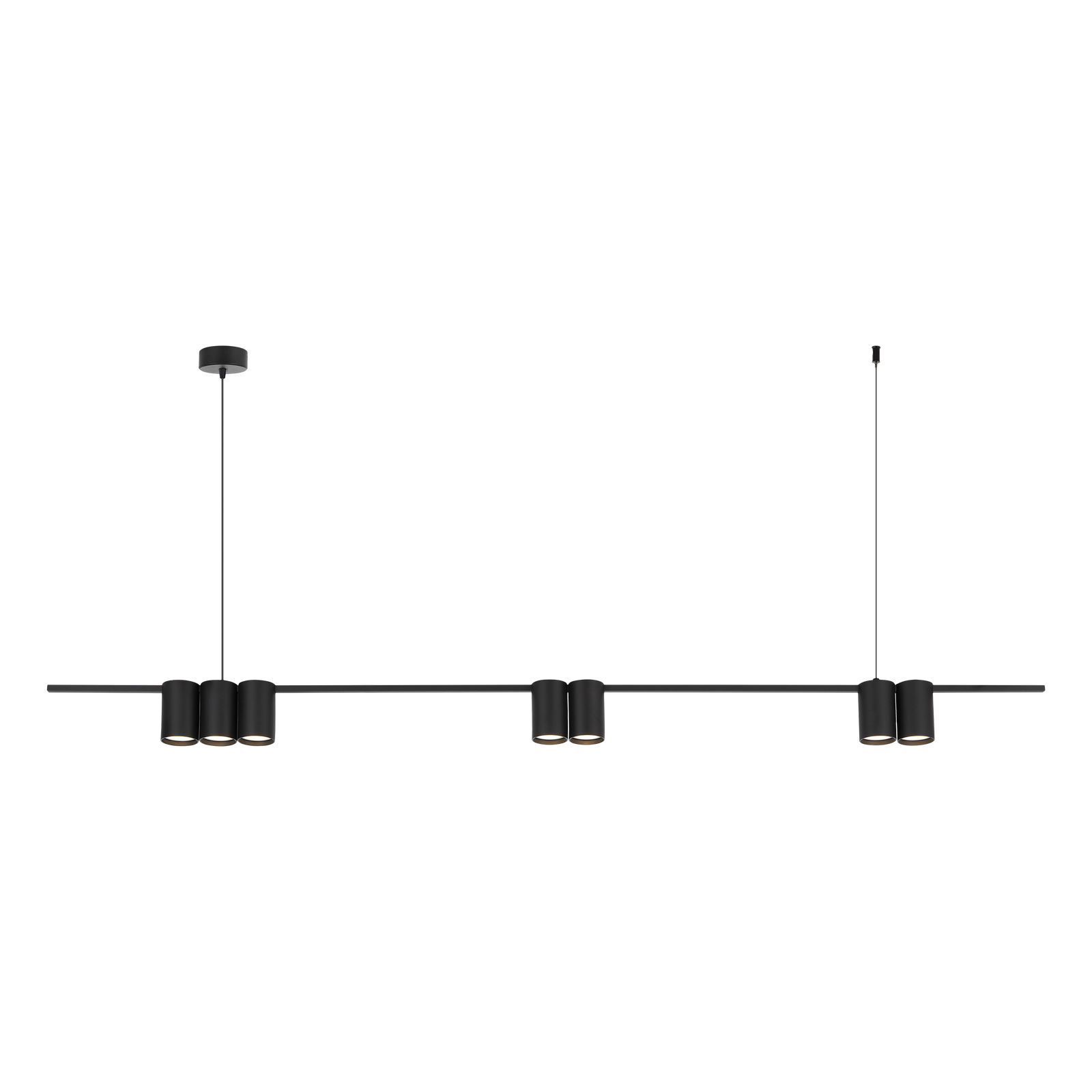 Pendant Light (strip) Genesis 7xgu10 | Black
