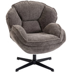 Accent Chair With Swivel For Living Room | Grey