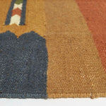 Lundi Kilim  Cotton & Jute Rug | 120cm x 180cm | Orange