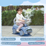 Ride On Car Foot To Floor Sliding Car W/ Air Horn | Blue