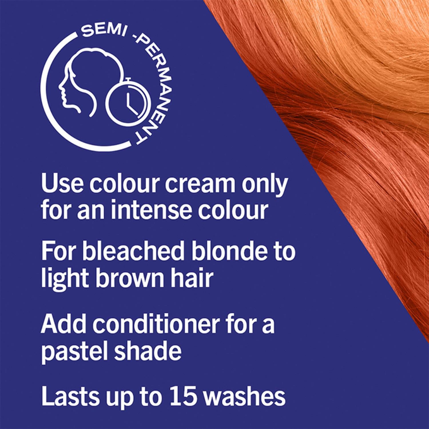 Live Ultra Brights Vibrant Semi-permanent Hair Dye 085, Orange