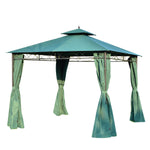 3 X 3m Metal Garden Gazebo Marquee Party Tent Sidewalls