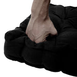 45cm Square Chair Seat Cushion Pad With Handle | Black