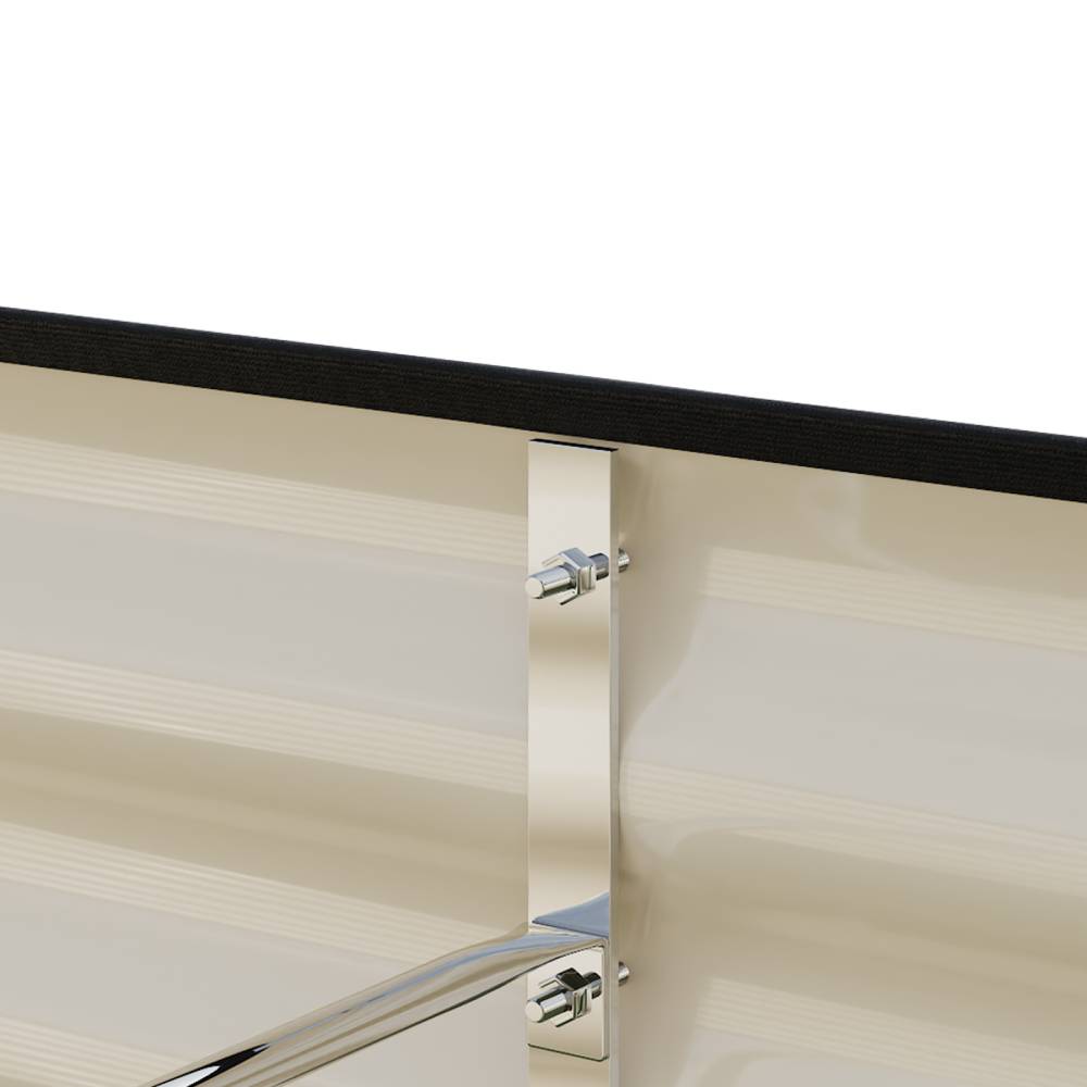Galvanized Metal Raised Garden Bed – Extra Large Elevated Planter Box With Safety Edging, White | Large | White