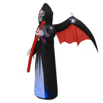 8ft Halloween Inflatable Grim Reaper With Built-in Led Lights