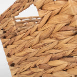 Water Hyacinth Rectangular Storage Basket | Small | Brown