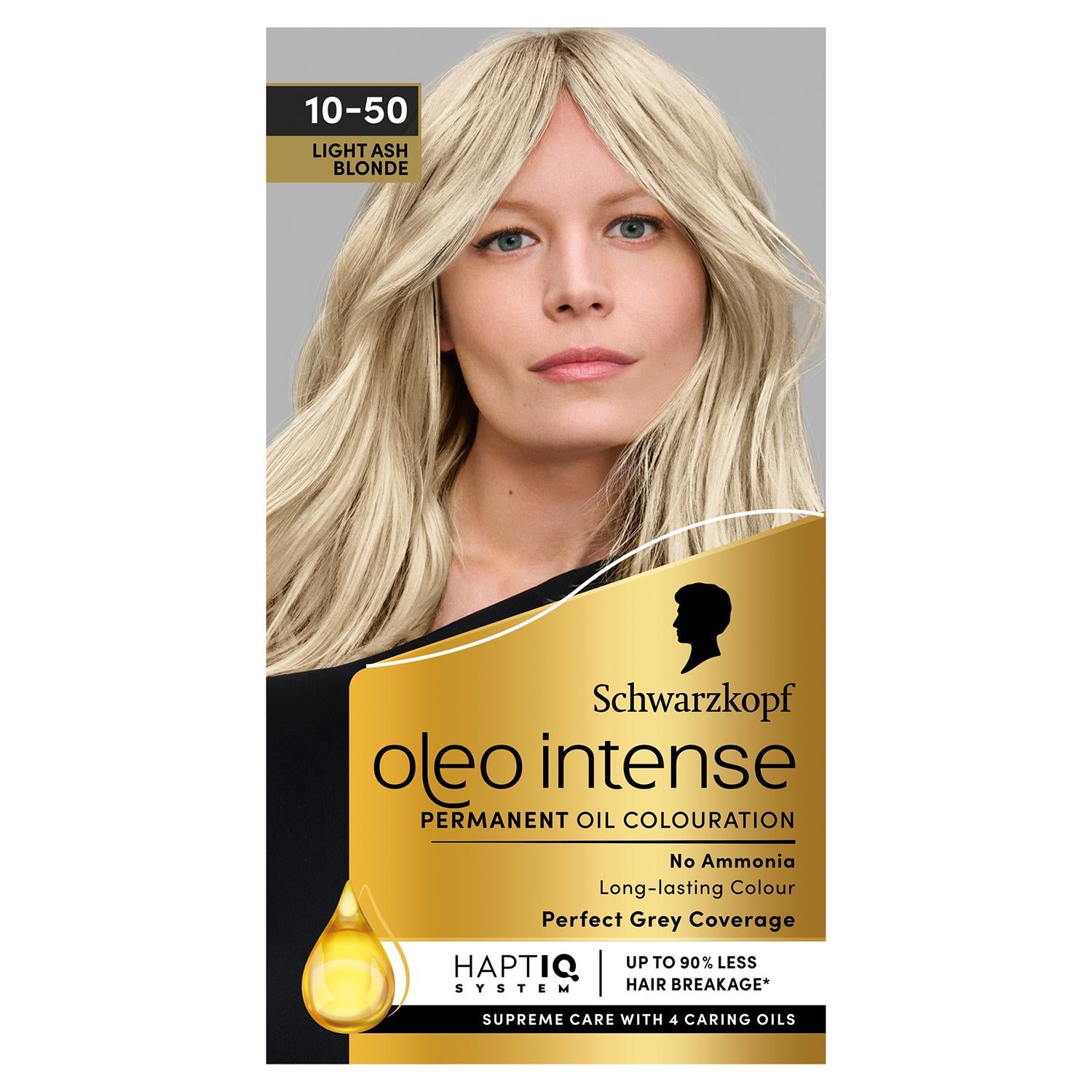 Schwarzkopf Oleo Intense Permanent Oil Colour Hair Dye 10-50 Ash Blonde