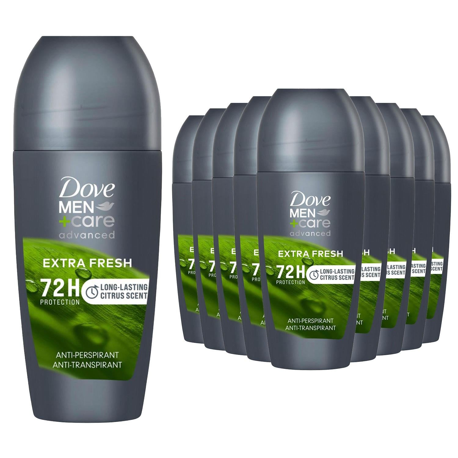 Men+care Advanced Antiperspirant Deodorant Roll-on 72h Extra Fresh, 12x 50ml