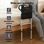 Safety Bed Rails Adjustable For Elderly Adult Seniors Assit Mobility Aid | Black