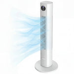 28db Tower Fan For Bedroom, 26 Ft/s Velocity Standing Fan | White