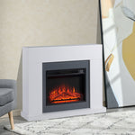 Electric Fireplace Suite With Remote Overheat Protection