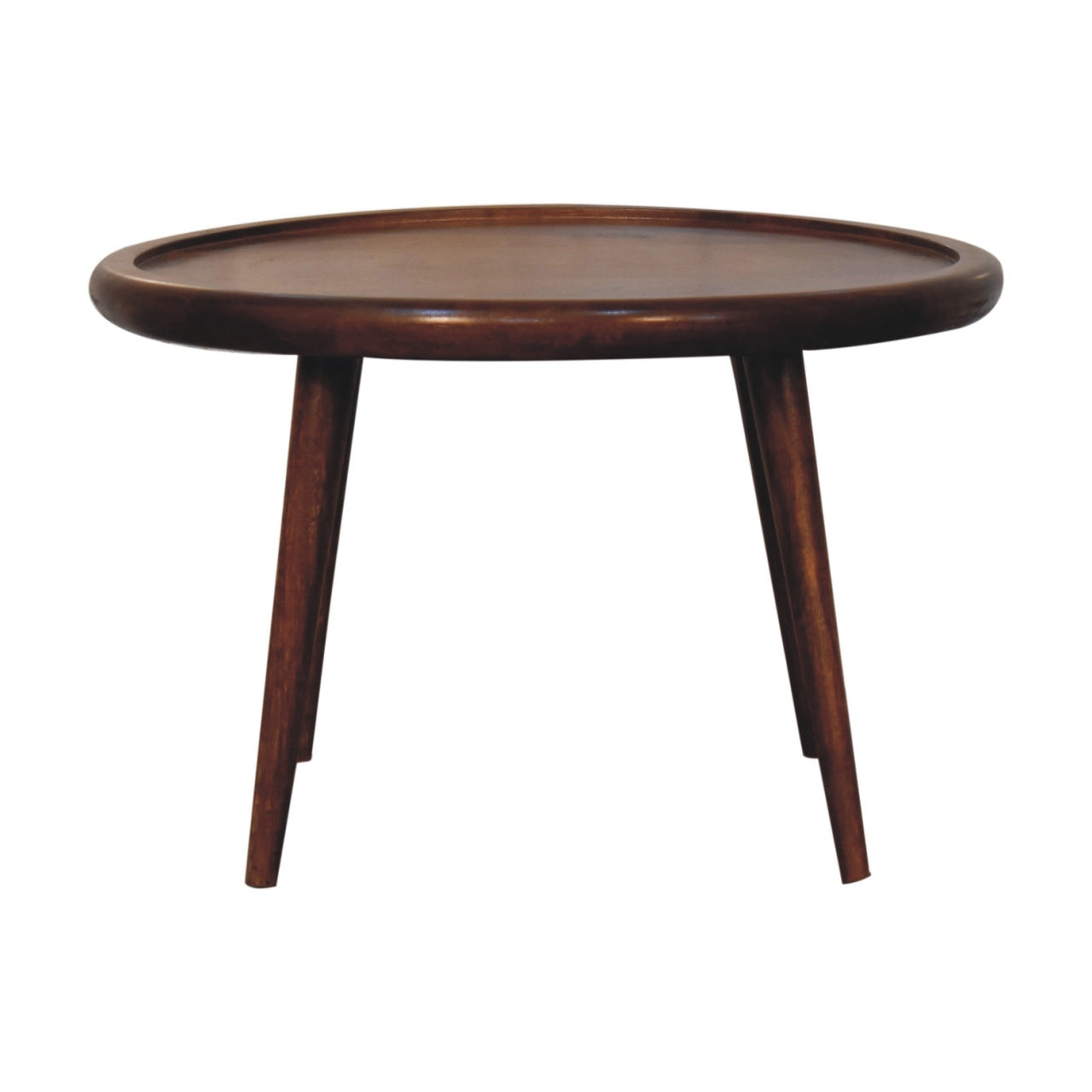Solid Wood Chestnut Plate Coffee Table