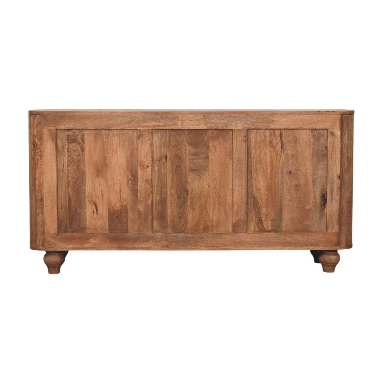 Montara Sideboard – Solid Wood, Golden Teak Finish, 3 Drawers & 2 Cabinets