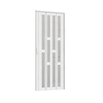 Breeins Magnetic Sliding Pvc Concertina Folding Door With Long Windows