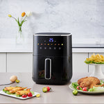 5l Air Fryer With Touch Screen 8 Preset Cooking Modes With Safety Handle And Easy-clean Tray