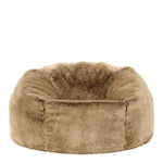 Classic Faux Fur Bean Bag Chair | Brown