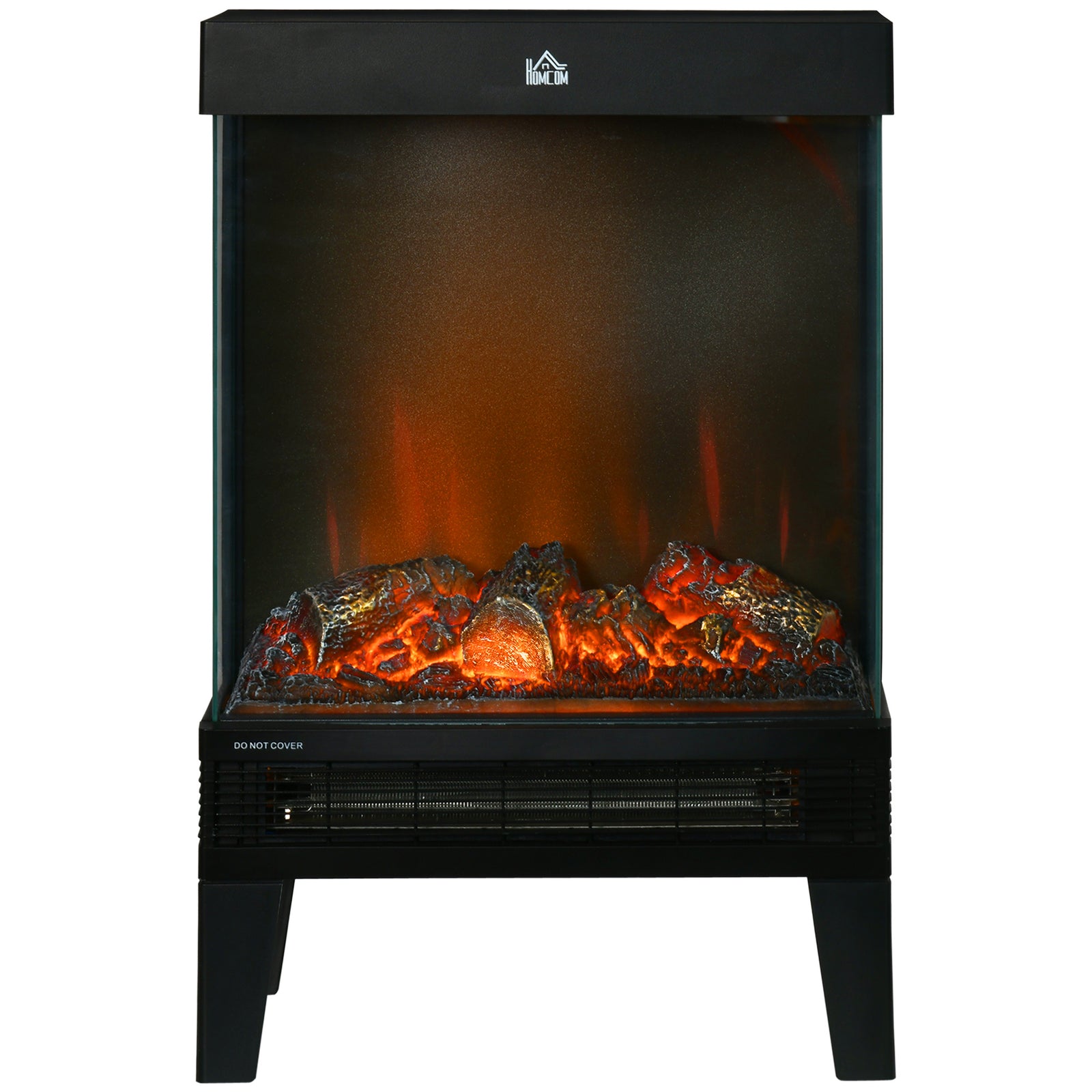 180 Degree Charming Electric Fireplace Heater Quiet