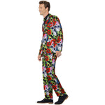 Day Of The Dead Suit, With Jacket, Trousers & Tie | Medium