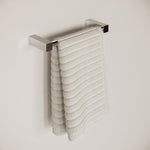 Towel Rail, Silver Gloss, Wall-mounted, 22 Cm. Collection Metric