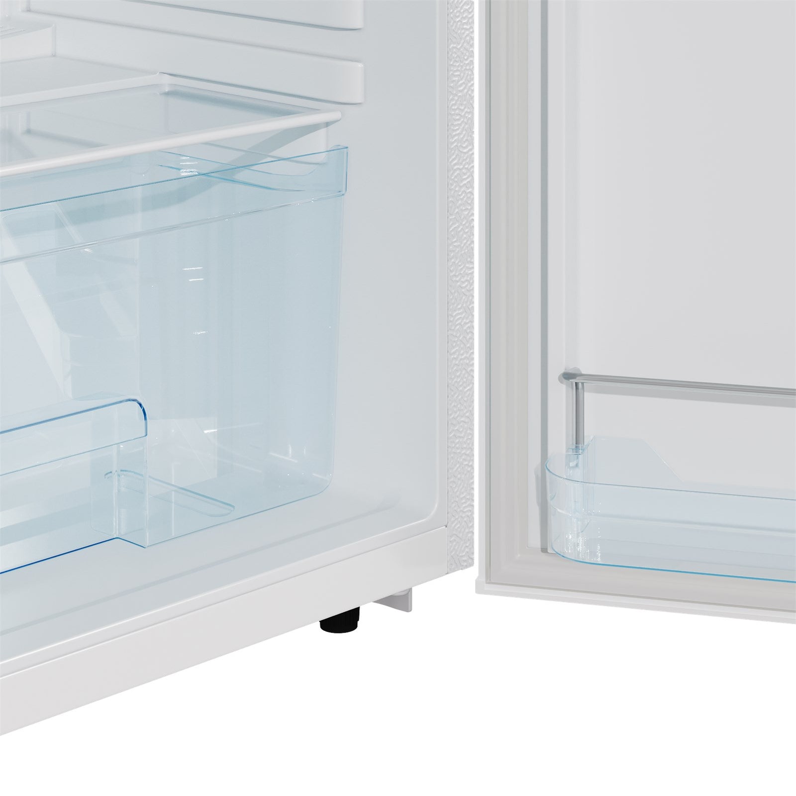 180l Double Door Fridge Freezer With Separate Cooling Zones | White