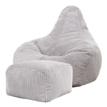 Dalton Cord Bean Bag Chair & Pouffe