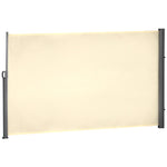 Retractable Sun Side Awning Screen | Medium | Cream