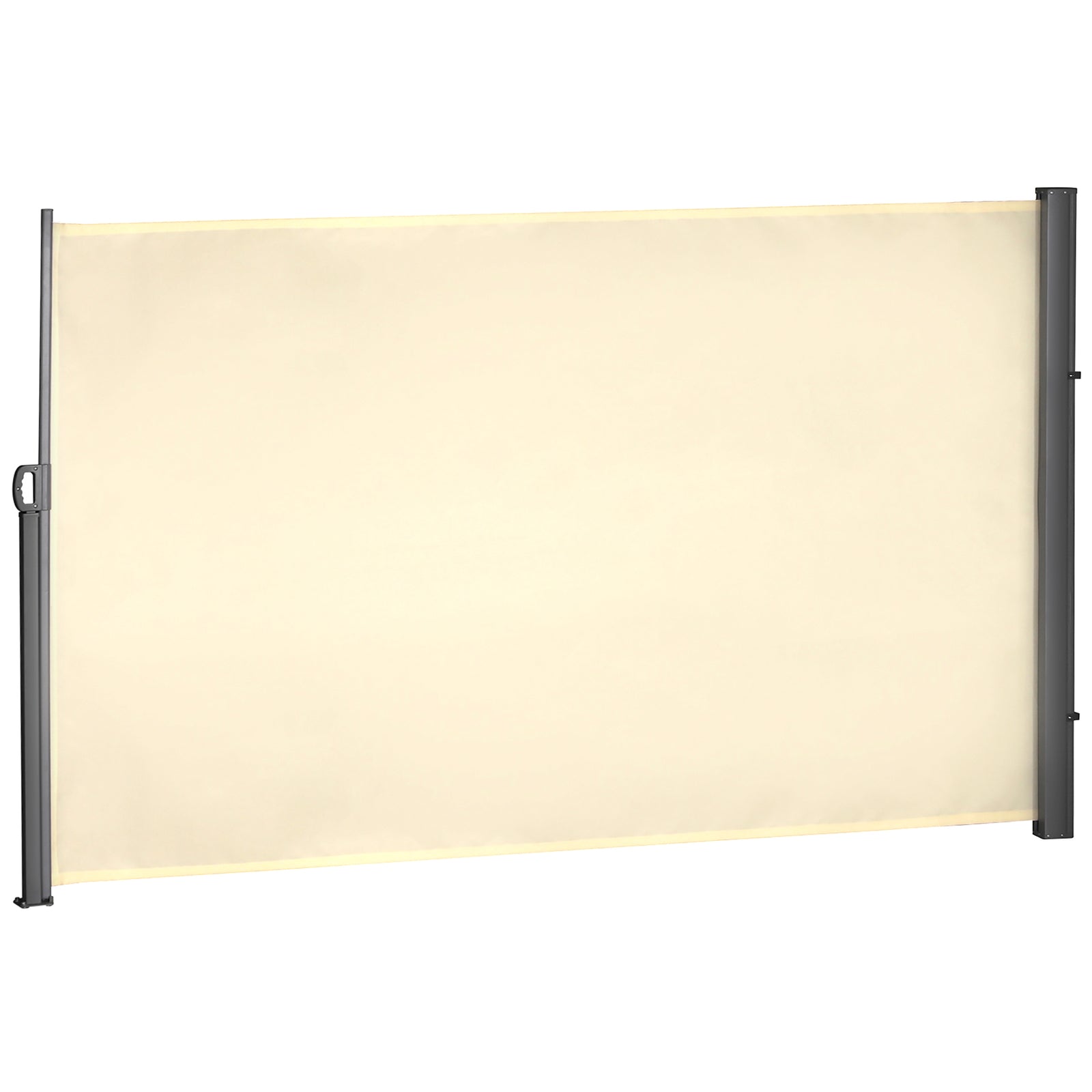 Retractable Sun Side Awning Screen | Medium | Cream