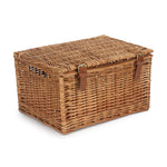 Light Steamed Windsor Wicker Picnic Basket | Large | Brown