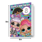 LOL Surprise Age Sticker Birthday Card Official Product