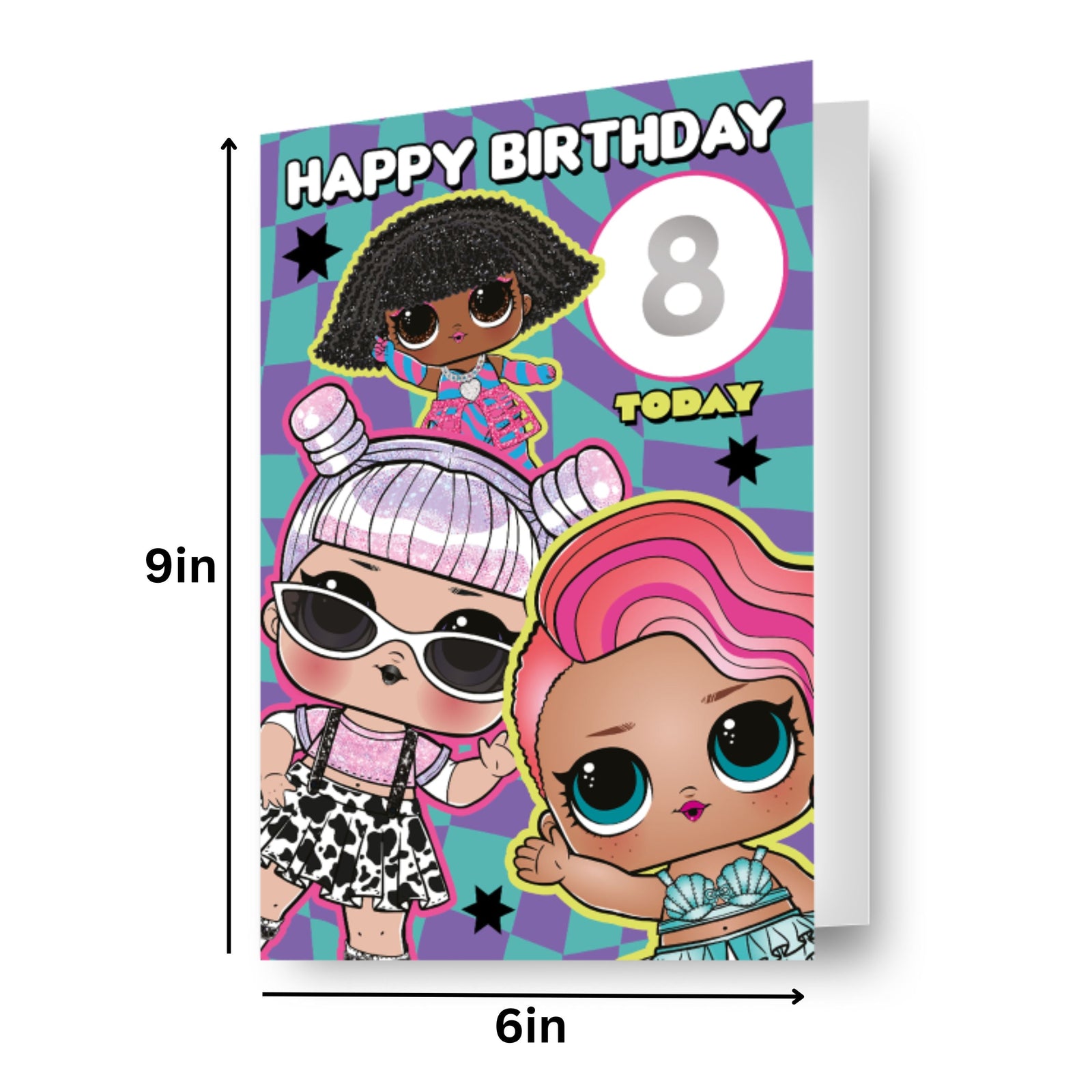 LOL Surprise Age Sticker Birthday Card Official Product