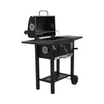 Outdoor Charcoal Grill With Smoke Stack