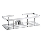 Chromed Stainless Steel Storage Basket For Shower Riser Rail | Chromed Stainless Steel