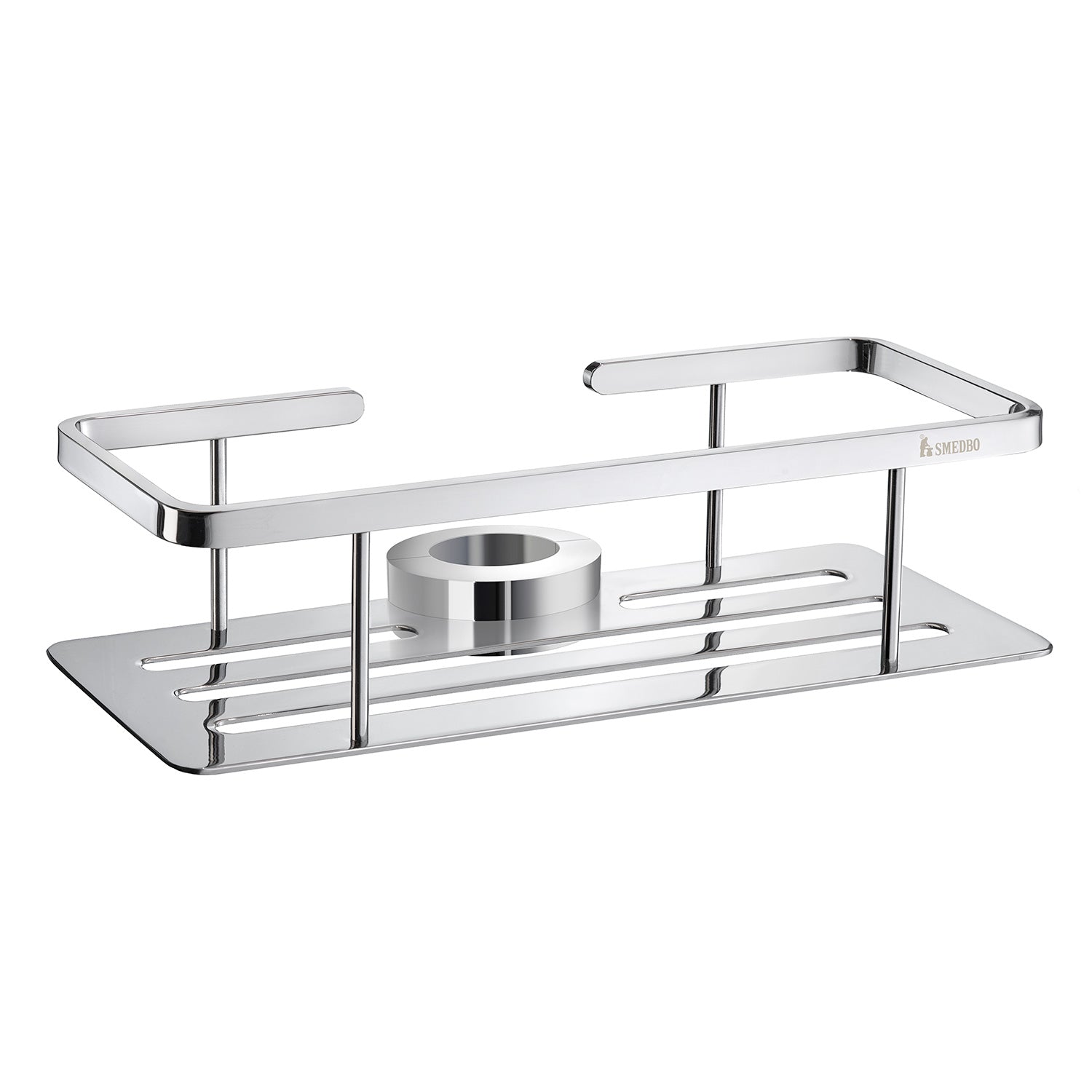 Chromed Stainless Steel Storage Basket For Shower Riser Rail | Chromed Stainless Steel