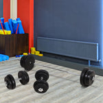 65kg Adjustable Dumbbell And Barbell Set | Black