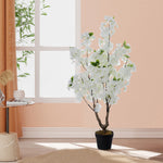 Artificial Cherry Blossom Tree In Pot Faux Flowering Tree For Home And Event Decor