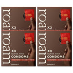 12x Darkbrown Condom For Safer Sex & Contraception,regular Fit(3x4 Pk)