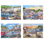 Days At The Dock Jigsaw - 4 X 500 Piece Jigsaw Puzzles Multi Pack - For Adults