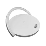 Touch Control Bedside Lamp With Built-in Wireless Charging | White