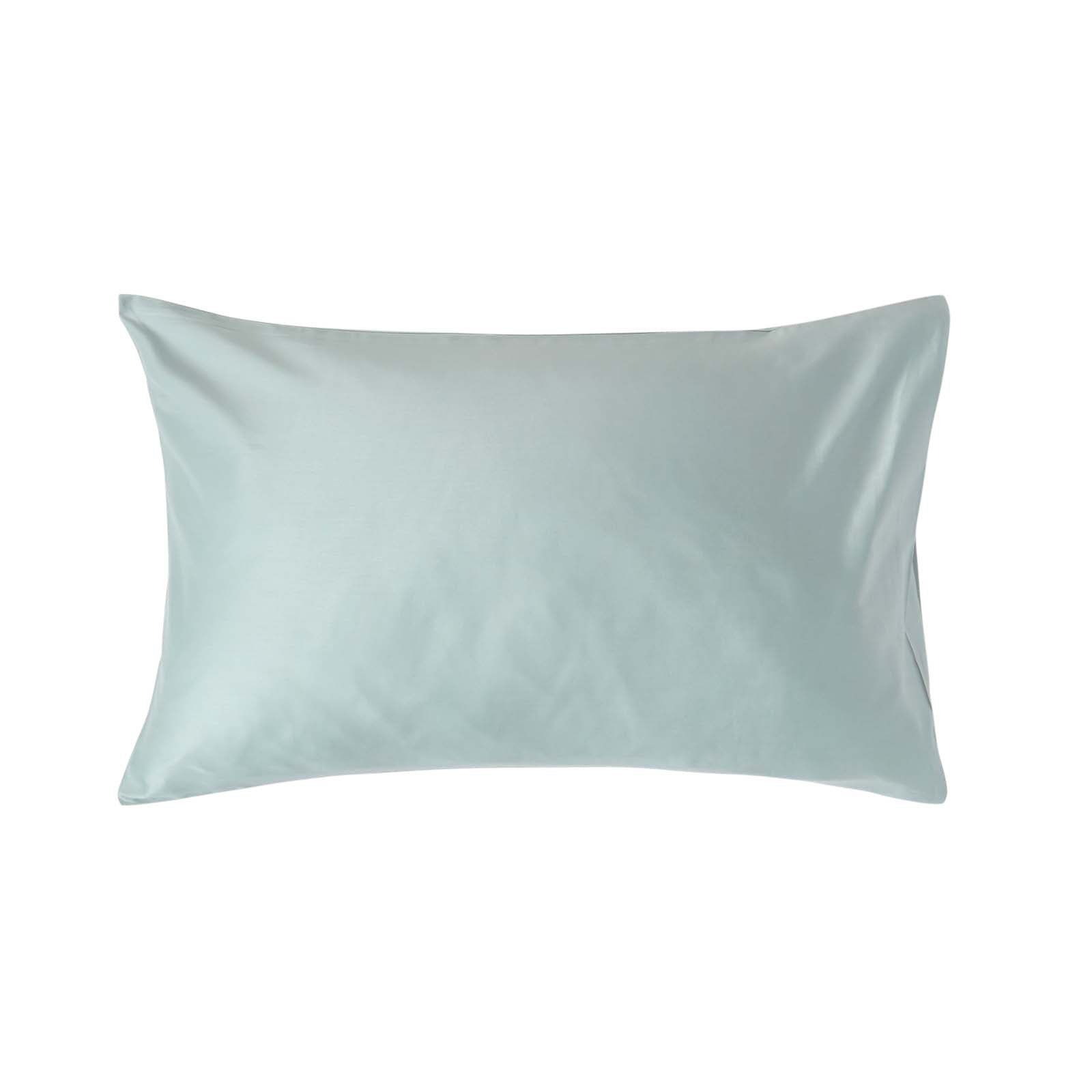 Organic Cotton Housewife Pillowcase 400 Tc | 48 x 74cm | Duck Egg Blue