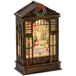 Christmas Snow Globe Lantern With Lights