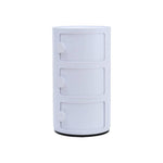 Round Multi-tiered Drawer Storage Unit Organizer