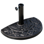 9kg Half Round Parasol Base