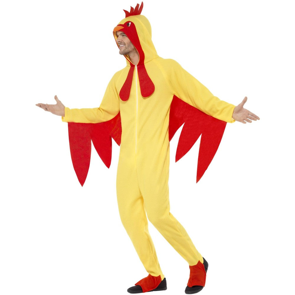 Chicken Costume, With Hooded All In One | Large