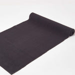 Cotton Plain Table Runner | Black