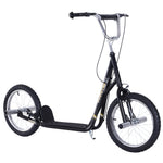 Teen Scooter Children Stunt Scooter W/ 16" Tyres Adjustable Height | Black
