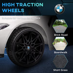 12v Bmw M4 Licensed Kids Electric Car W/ Remote, Suspension | White