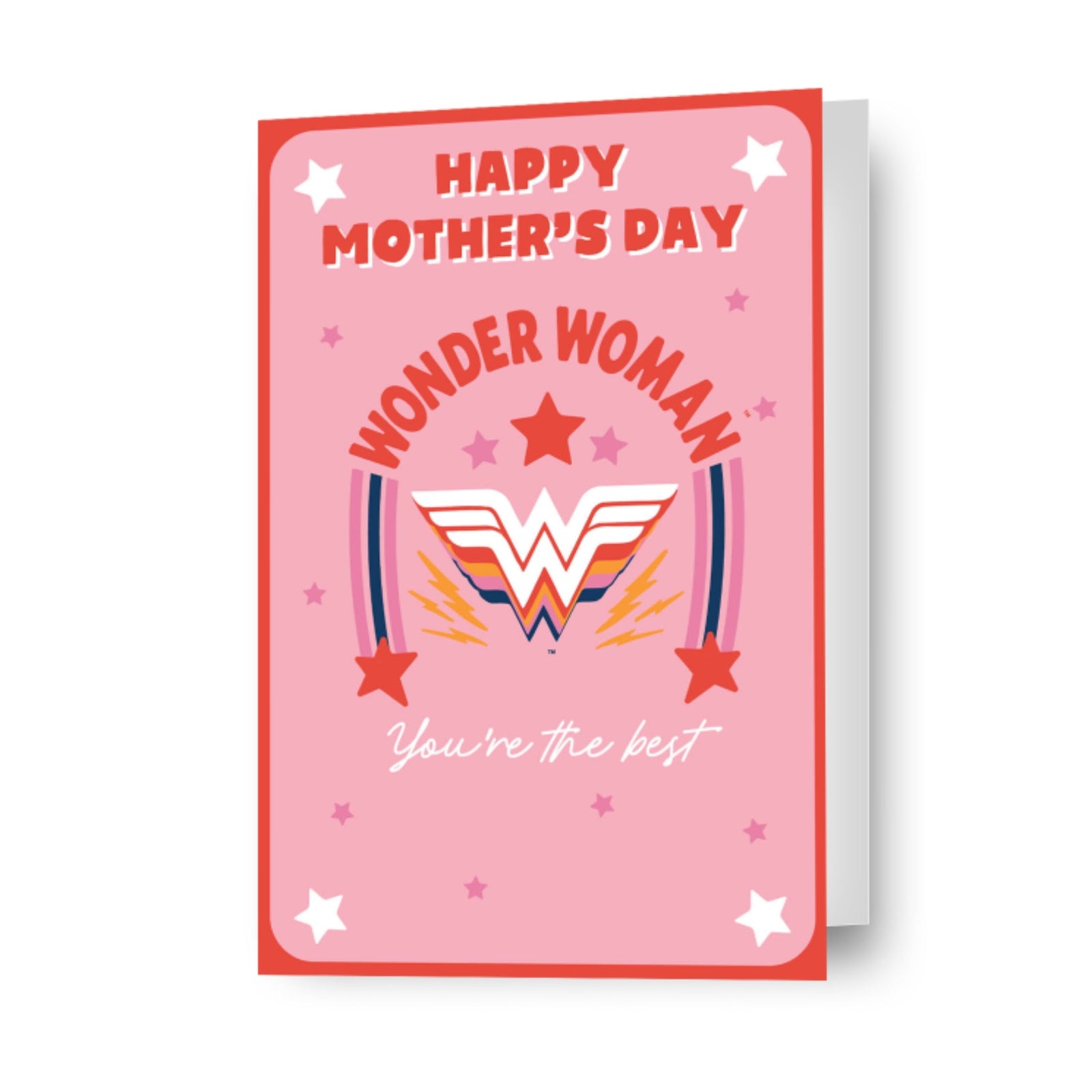 Wonder Woman 'you're The Best' Mother's Day Card Official Product
